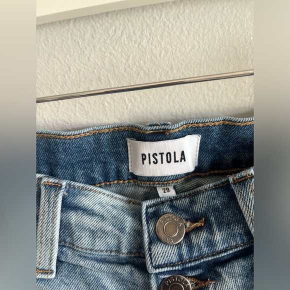 Pistola Cara button fly High Rise Vintage Skinny 29 - Picture 3 of 7